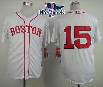 Dustin Pedroia Boston Red Sox white jersey