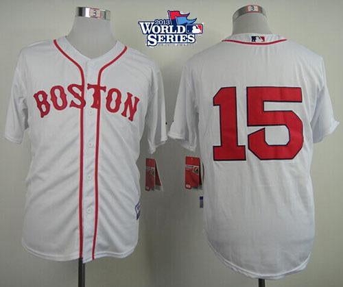 Dustin Pedroia Boston Red Sox white jersey