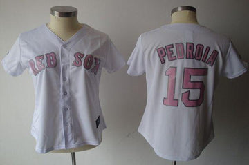 Dustin Pedroia Boston Red Sox white Fashion jersey