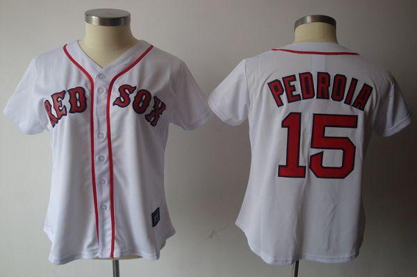 Dustin Pedroia Boston Red Sox white Fashion jersey