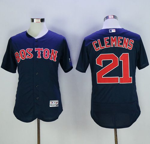 Roger Clemens Boston Red Sox navy Authentic jersey