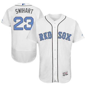 Blake Swihart Boston Red Sox white Authentic jersey