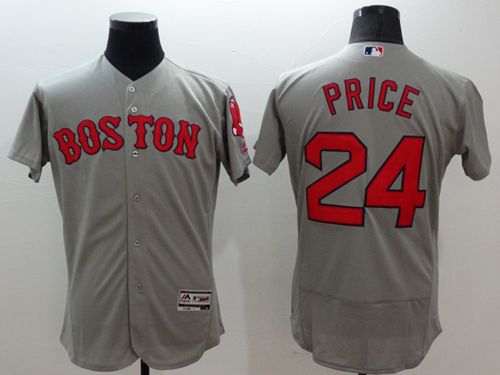 David Price Boston Red Sox grey Authentic jersey