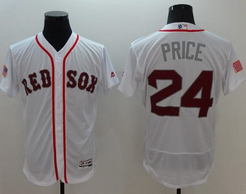 David Price Boston Red Sox white Fashion jersey