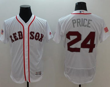 David Price Boston Red Sox white Fashion jersey