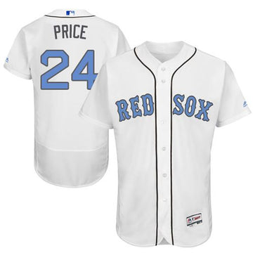 David Price Boston Red Sox white Authentic jersey