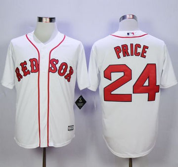 David Price Boston Red Sox white jersey