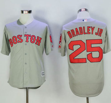 Jackie Bradley Jr Boston Red Sox grey jersey