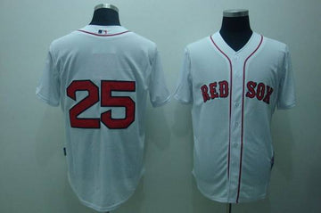 Mike Lowell Boston Red Sox white jersey