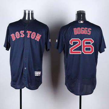 Wade Boggs Boston Red Sox navy Authentic jersey