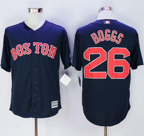Wade Boggs Boston Red Sox navy jersey