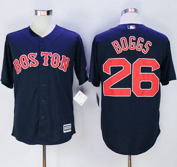 Wade Boggs Boston Red Sox navy jersey