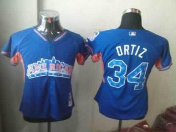 David Ortiz Boston Red Sox blue All-Star jersey