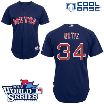 David Ortiz Boston Red Sox blue jersey