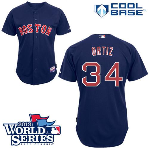 David Ortiz Boston Red Sox blue jersey
