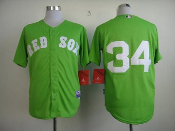 David Ortiz Boston Red Sox green jersey