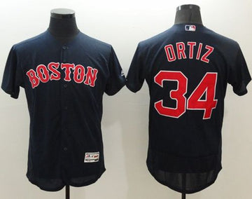 David Ortiz Boston Red Sox navy Authentic jersey