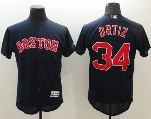 David Ortiz Boston Red Sox navy Authentic jersey