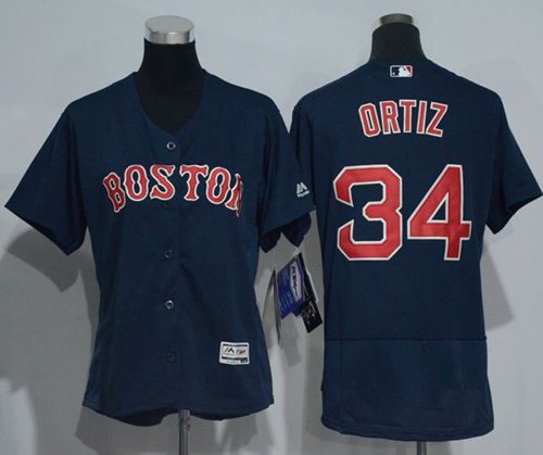 David Ortiz Boston Red Sox navy Authentic jersey