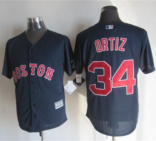 David Ortiz Boston Red Sox navy jersey