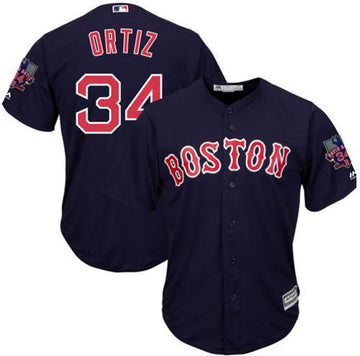 David Ortiz Boston Red Sox navy jersey