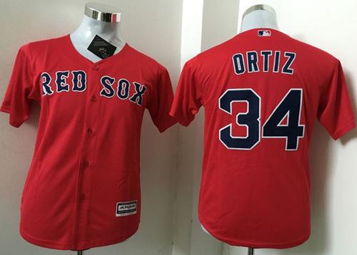 David Ortiz Boston Red Sox red jersey