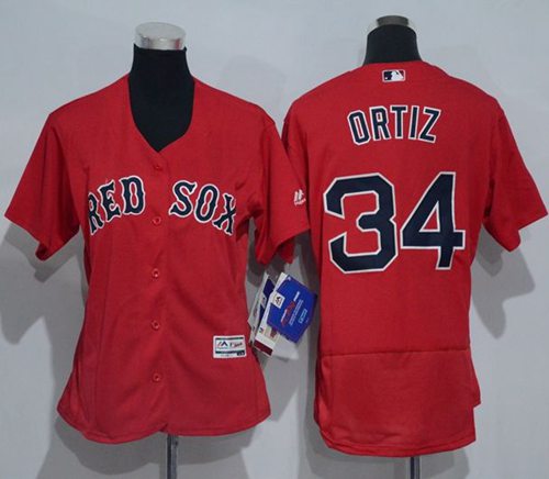 David Ortiz Boston Red Sox red Authentic jersey
