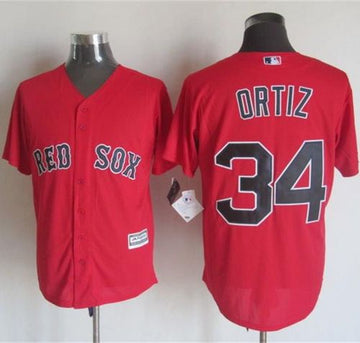 David Ortiz Boston Red Sox red jersey