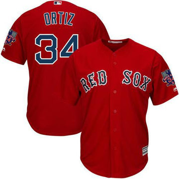 David Ortiz Boston Red Sox red jersey