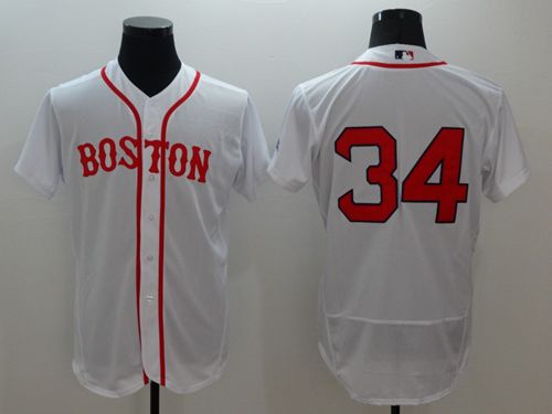 David Ortiz Boston Red Sox white Alternate jersey