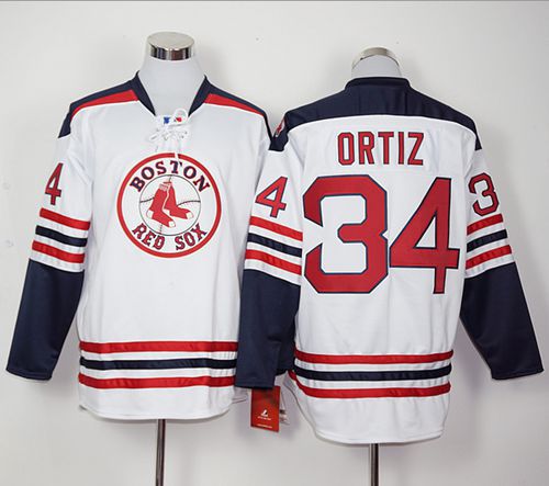 David Ortiz Boston Red Sox white jersey