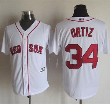 David Ortiz Boston Red Sox white jersey
