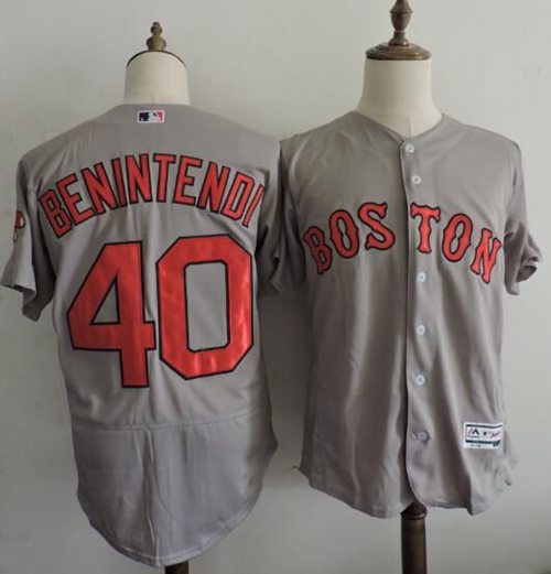 Andrew Benintendi Boston Red Sox grey Authentic jersey