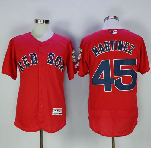 Pedro Martinez Boston Red Sox red Authentic jersey