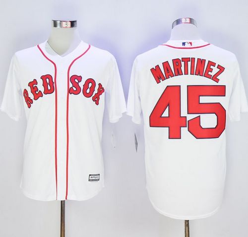Pedro Martinez Boston Red Sox white Alternate jersey