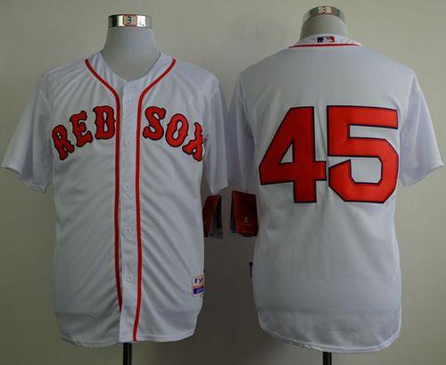 Pedro Martinez Boston Red Sox white jersey