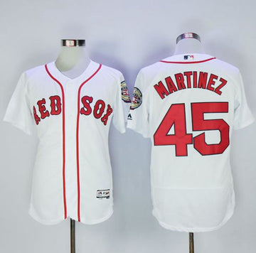 Pedro Martinez Boston Red Sox white Authentic jersey
