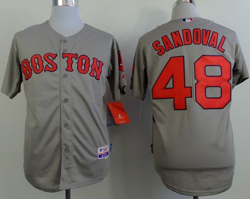 Pablo Sandoval Boston Red Sox grey jersey