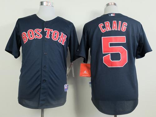 Allen Craig Boston Red Sox blue jersey