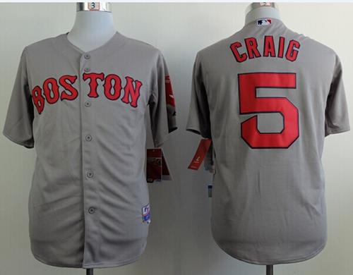 Allen Craig Boston Red Sox grey jersey