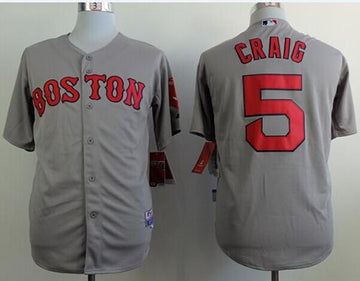 Allen Craig Boston Red Sox grey jersey