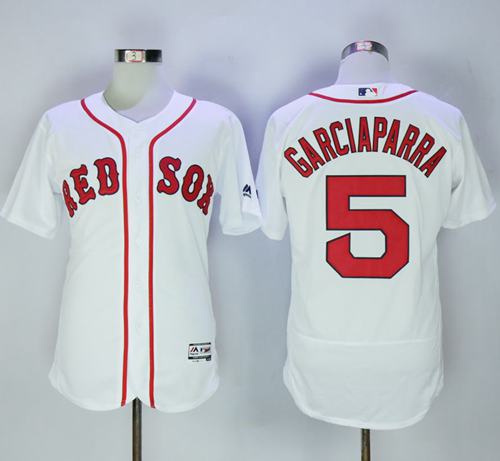 Nomar Garciaparra Boston Red Sox white Authentic jersey