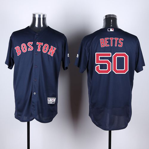 Mookie Betts Boston Red Sox navy Authentic jersey