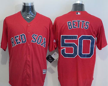 Mookie Betts Boston Red Sox red jersey