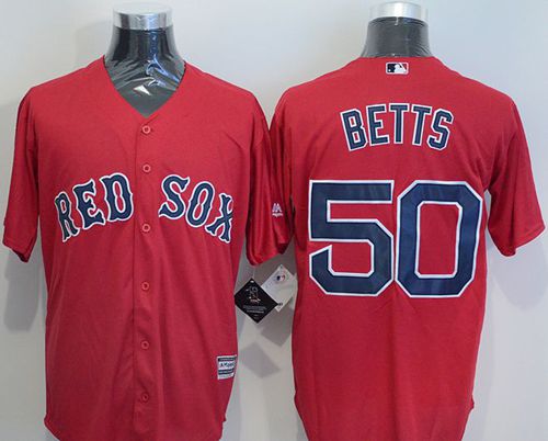 Mookie Betts Boston Red Sox red jersey