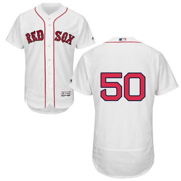 Mookie Betts Boston Red Sox white Authentic jersey