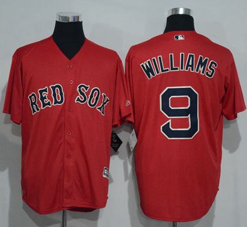 Ted Williams Boston Red Sox red jersey