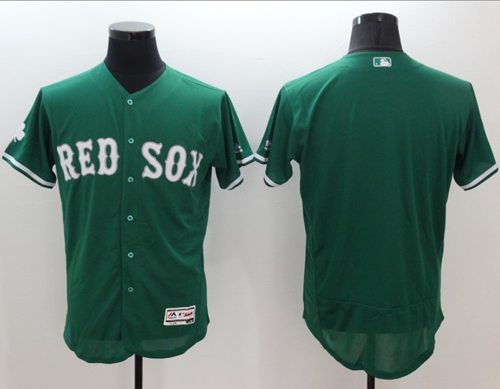 Custom Boston Red Sox green Authentic jersey