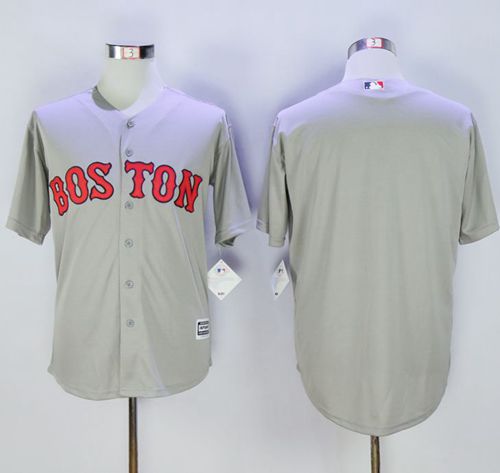 Custom Boston Red Sox grey jersey