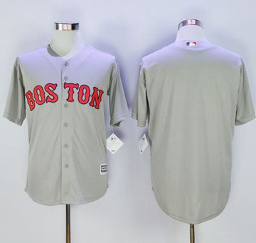 Custom Boston Red Sox grey jersey